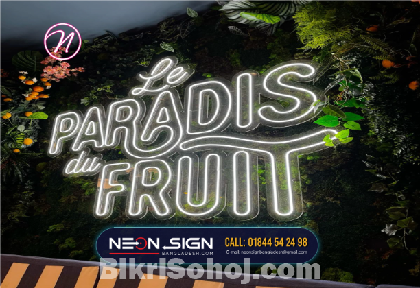 Best LED Neon Sign Company Board Price in Bangladesh